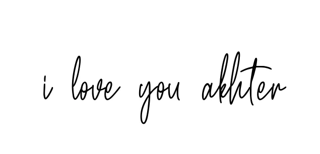 Handwritten Signature for I-love-you-akhter - Style 154 Online