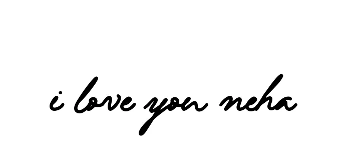 Handwritten Signature for I-love-you-neha- - Style 137 Online