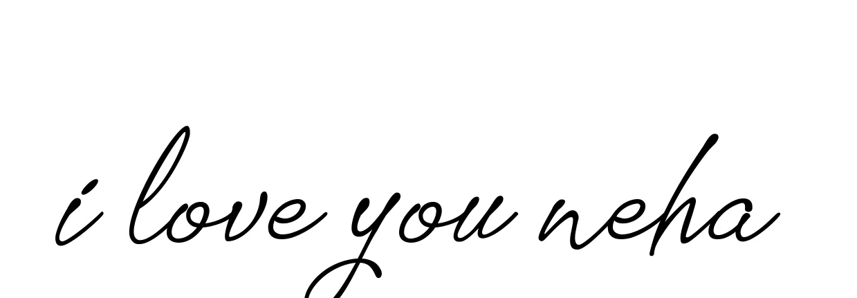 Handwritten Signature for I-love-you-neha- - Style 151 Online