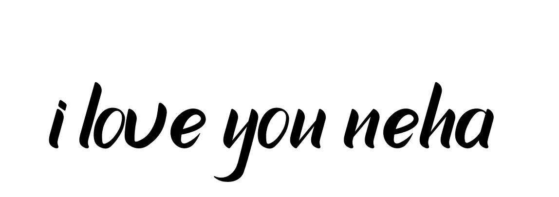 Handwritten Signature for I-love-you-neha- - Style 153 Online