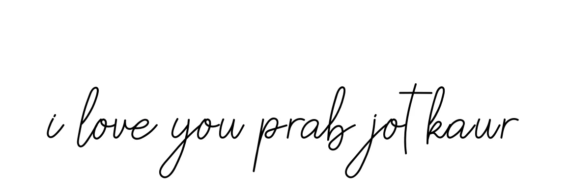 Handwritten Signature for I-love-you-prab-jot-kaur - Style 145 Online