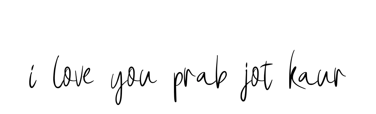 Handwritten Signature for I-love-you-prab-jot-kaur - Style 146 Online