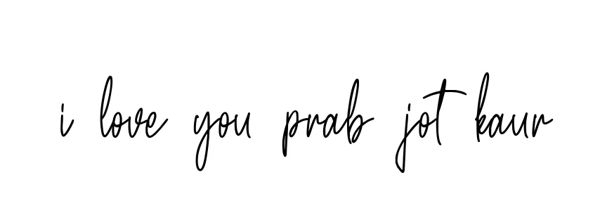 Handwritten Signature for I-love-you-prab-jot-kaur - Style 154 Online