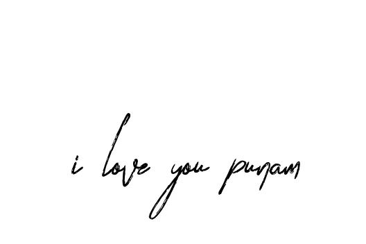 Handwritten Signature for I-love-you-punam - Style 133 Online