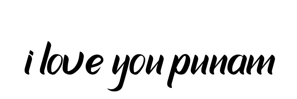 Handwritten Signature for I-love-you-punam - Style 153 Online