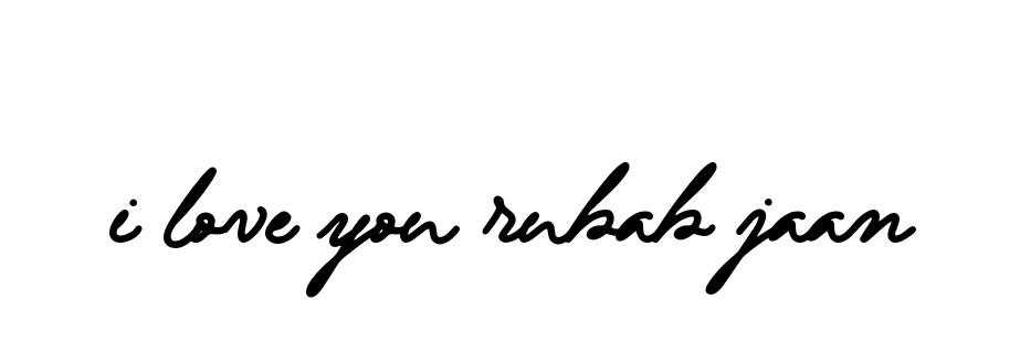 Handwritten Signature for I-love-you-rubab-jaan - Style 137 Online