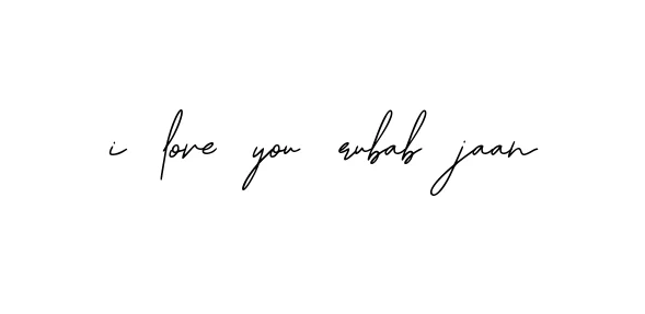 Handwritten Signature for I-love-you-rubab-jaan - Style 139 Online