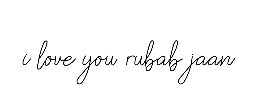 Handwritten Signature for I-love-you-rubab-jaan - Style 145 Online