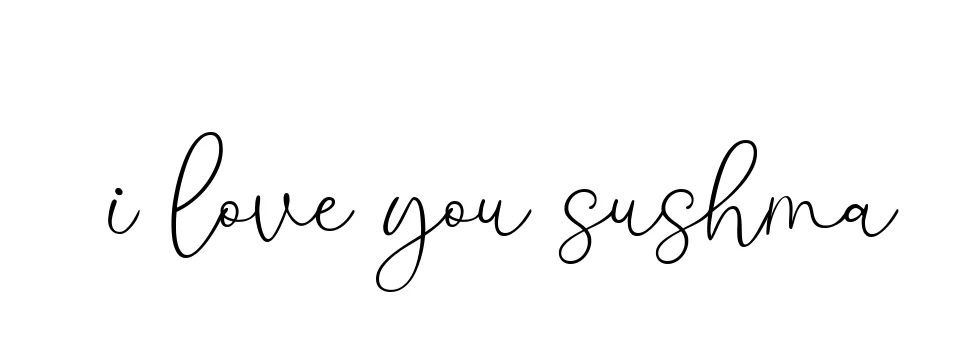 Handwritten Signature for I-love-you-sushma - Style 147 Online