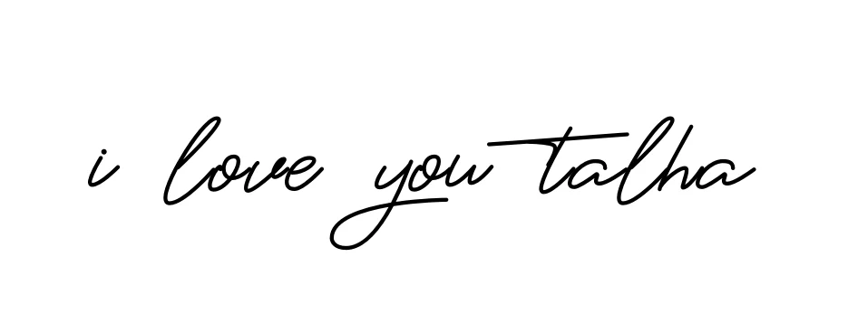 Handwritten Signature for I-love-you-talha - Style 150 Online