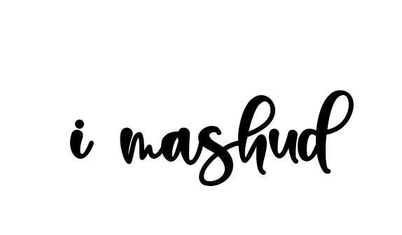 Handwritten Signature for I-mashud - Style 136 Online