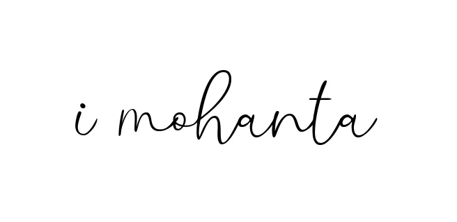 Handwritten Signature for I-mohanta - Style 147 Online