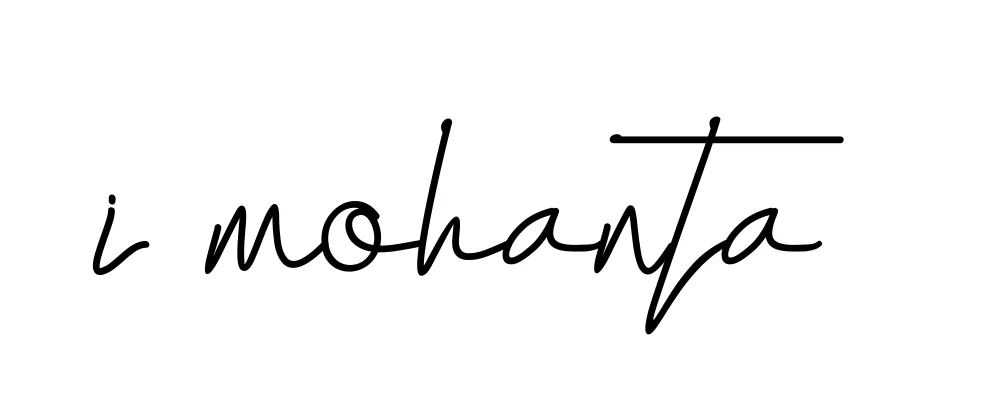 Handwritten Signature for I-mohanta - Style 155 Online