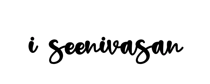 Handwritten Signature for I-seenivasan - Style 136 Online