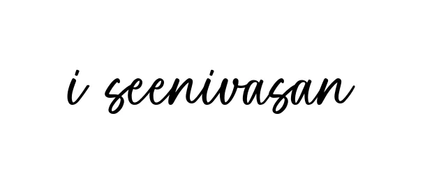 Handwritten Signature for I-seenivasan - Style 142 Online