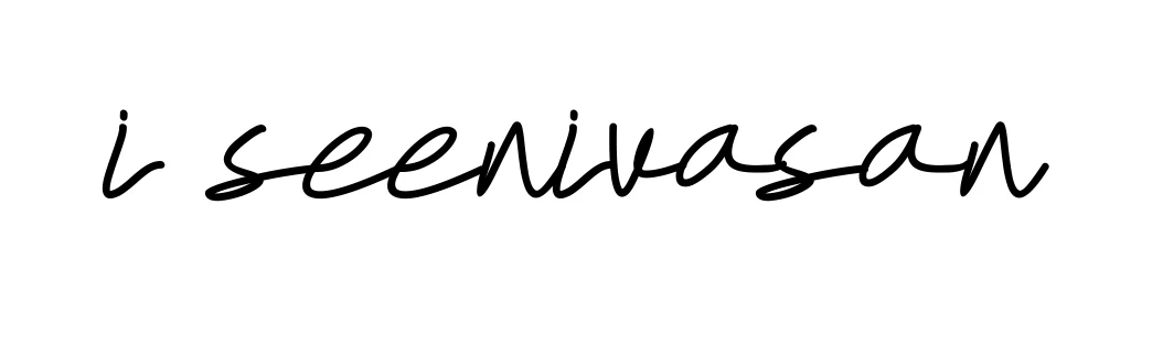 Handwritten Signature for I-seenivasan - Style 155 Online