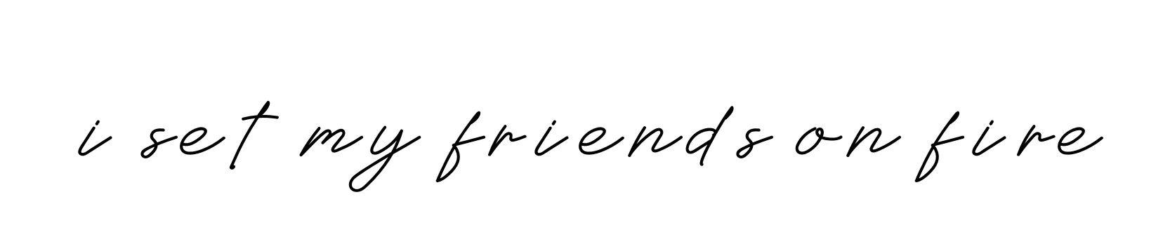 Handwritten Signature for I-set-my-friends-on-fire - Style 152 Online