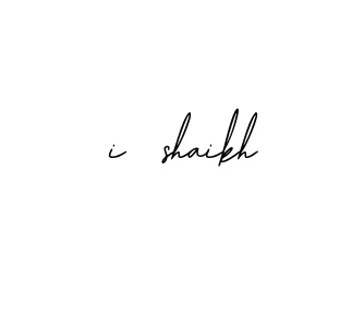 Handwritten Signature for I-shaikh - Style 139 Online
