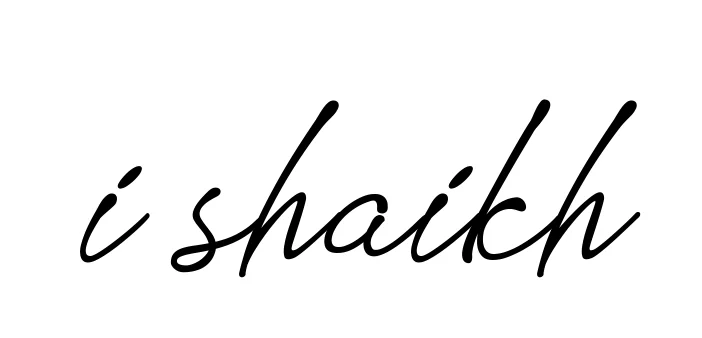 Handwritten Signature for I-shaikh - Style 151 Online