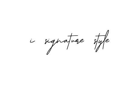 Handwritten Signature for I-signature-style - Style 139 Online