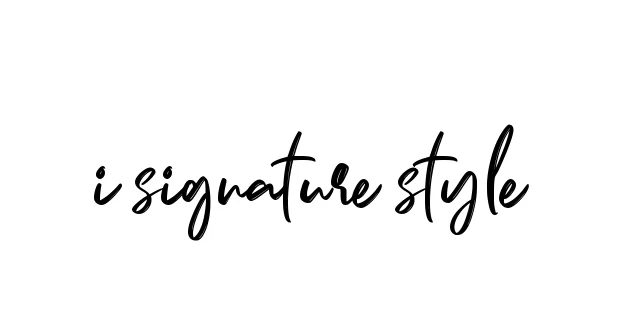 Handwritten Signature for I-signature-style - Style 141 Online