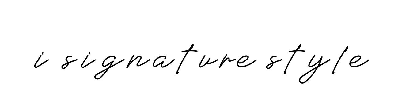 Handwritten Signature for I-signature-style - Style 152 Online