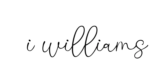 Handwritten Signature for I-williams - Style 147 Online