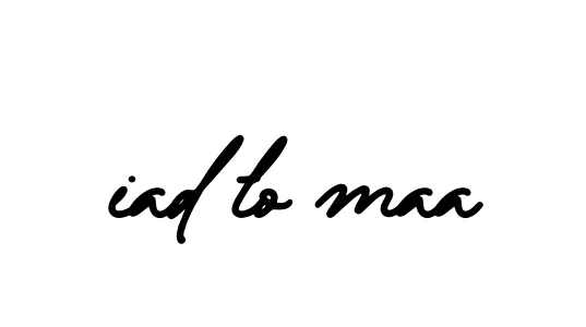 Handwritten Signature for Iad-to-maa - Style 138 Online