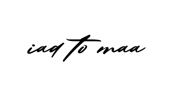 Handwritten Signature for Iad-to-maa - Style 140 Online