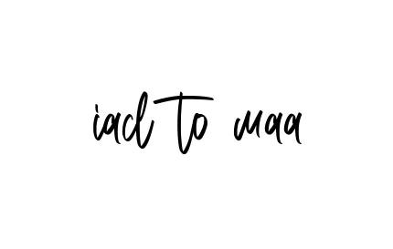 Handwritten Signature for Iad-to-maa - Style 143 Online