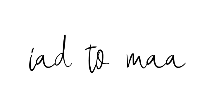 Handwritten Signature for Iad-to-maa - Style 146 Online
