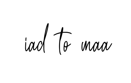 Handwritten Signature for Iad-to-maa - Style 154 Online