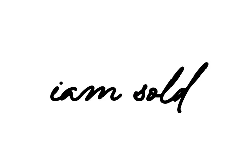 Handwritten Signature for Iam-sold - Style 137 Online