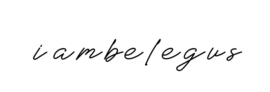 Handwritten Signature for Iambelegus - Style 152 Online