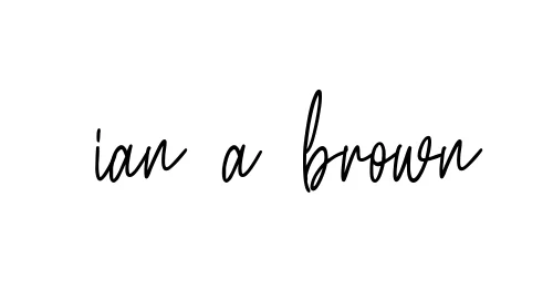 Handwritten Signature for Ian-a-brown - Style 154 Online