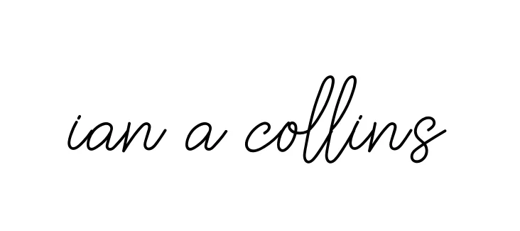 Handwritten Signature for Ian-a-collins - Style 145 Online