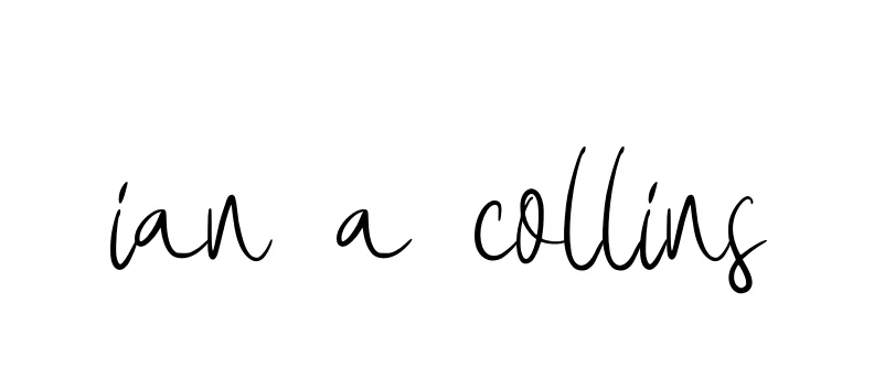 Handwritten Signature for Ian-a-collins - Style 146 Online
