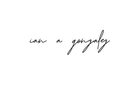 Handwritten Signature for Ian-a-gonzalez - Style 139 Online