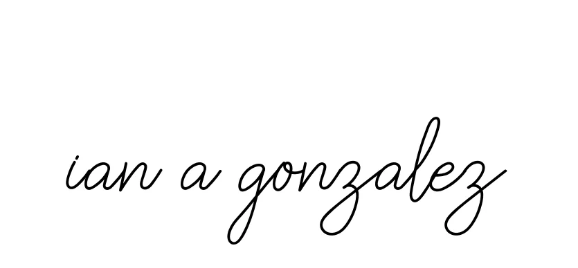 Handwritten Signature for Ian-a-gonzalez - Style 145 Online