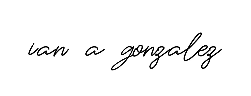 Handwritten Signature for Ian-a-gonzalez - Style 150 Online
