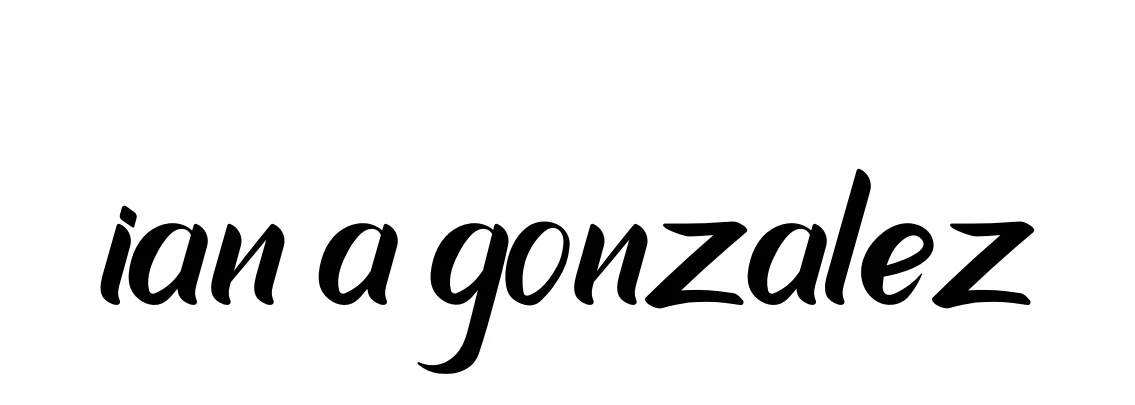 Handwritten Signature for Ian-a-gonzalez - Style 153 Online