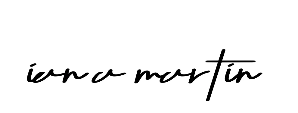 Handwritten Signature for Ian-a-martin - Style 135 Online
