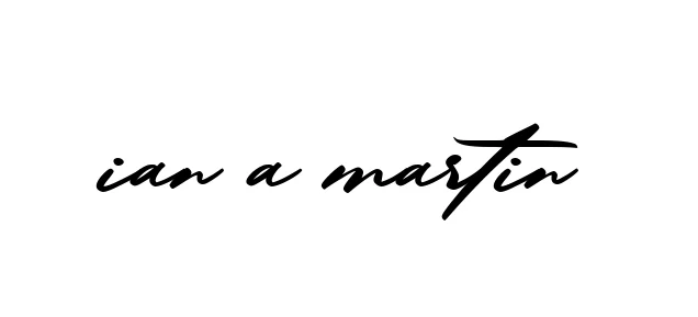 Handwritten Signature for Ian-a-martin - Style 140 Online