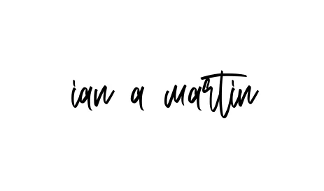 Handwritten Signature for Ian-a-martin - Style 143 Online