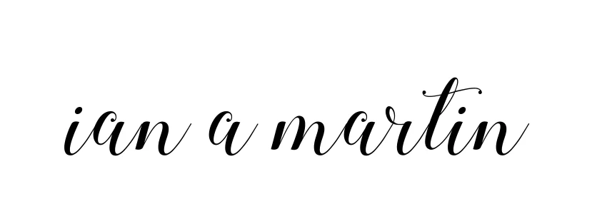 Handwritten Signature for Ian-a-martin - Style 144 Online