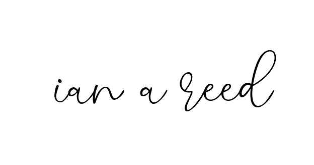 Handwritten Signature for Ian-a-reed - Style 147 Online