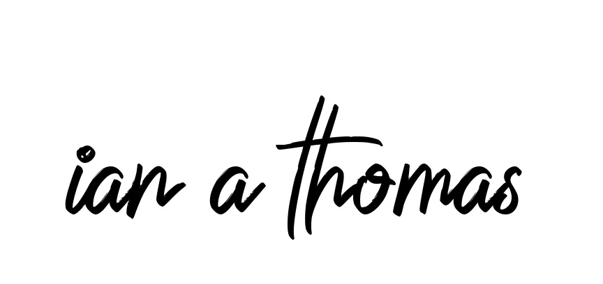 Handwritten Signature for Ian-a-thomas - Style 149 Online