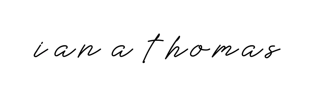Handwritten Signature for Ian-a-thomas - Style 152 Online