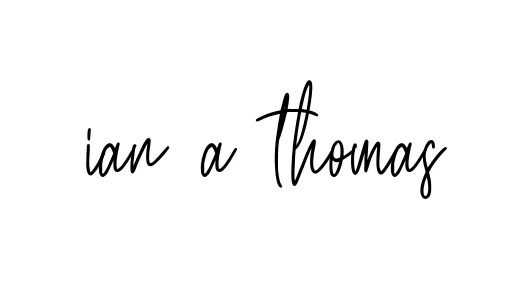 Handwritten Signature for Ian-a-thomas - Style 154 Online
