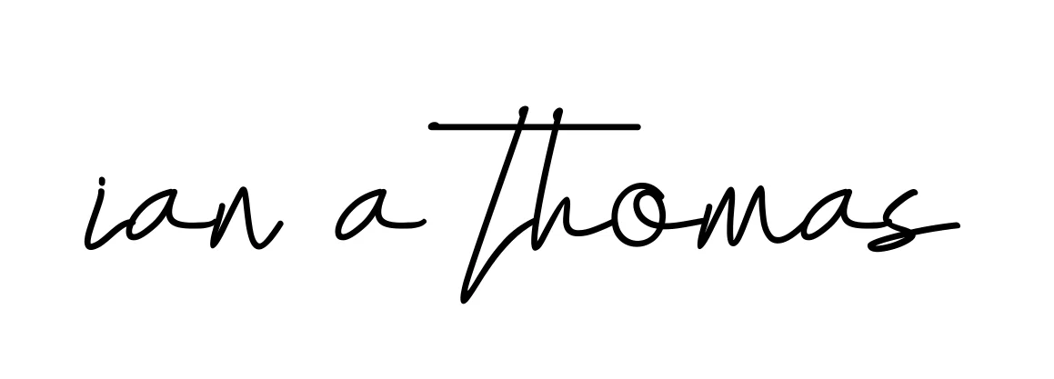 Handwritten Signature for Ian-a-thomas - Style 155 Online